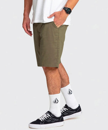 Volcom Frickin Modern Stretch Shorts - Khaki